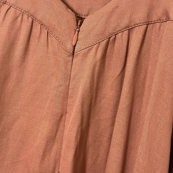 Ulla Johnson Iggy Clay Jumpsuit Women’s Size 0 Pink Bow Back Wide Leg - Picture 7 of 15